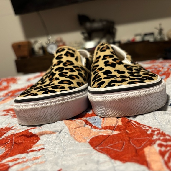 Vans Tan Leopard Slip-On - Picture 6 of 8